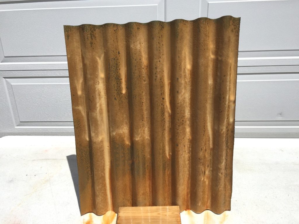 Build an Instant Rusted Corrugated Metal Fence Homestead