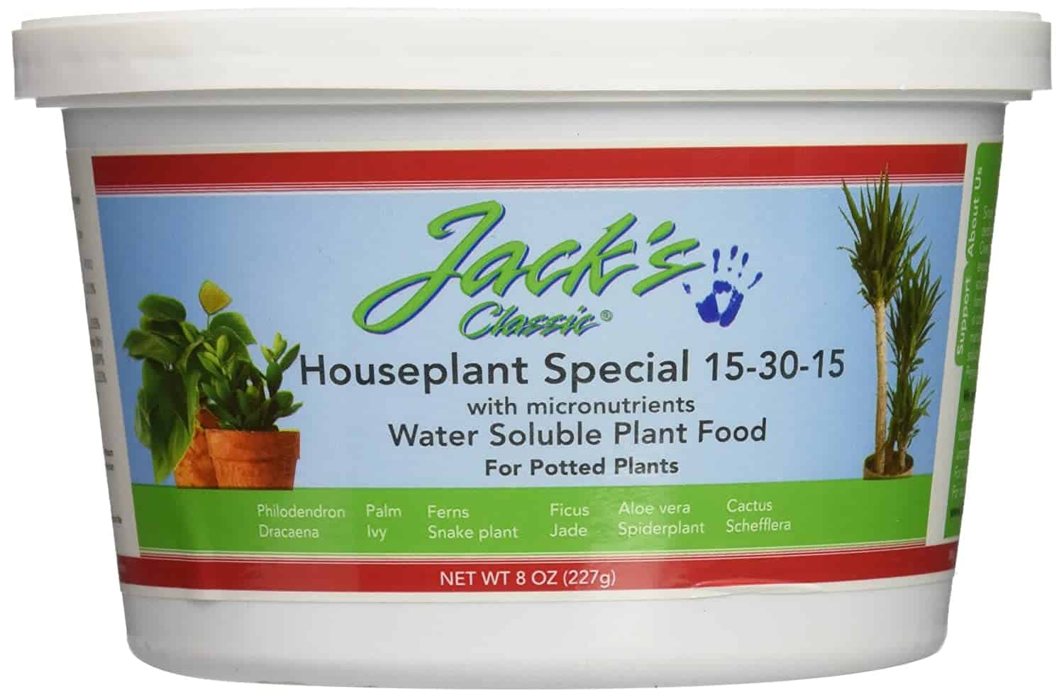 Jack's Classic houseplant fertilizer