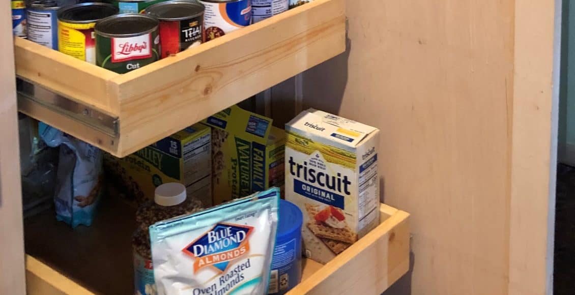 Diy Pull Out Shelves, How To Install Pull Out Shelves In Kitchen Cabinets