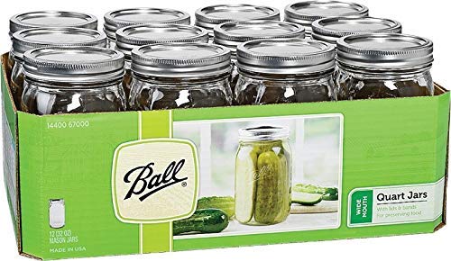 a case of Ball canning jars