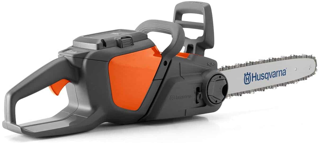 husqvarna battery powered cordless electric chainsaw