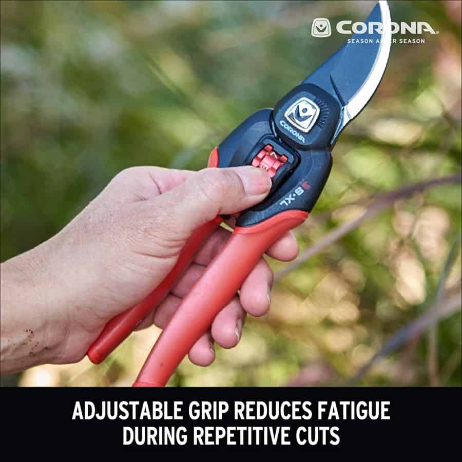 corona flexdial pruners are a great garden tool for seniors
