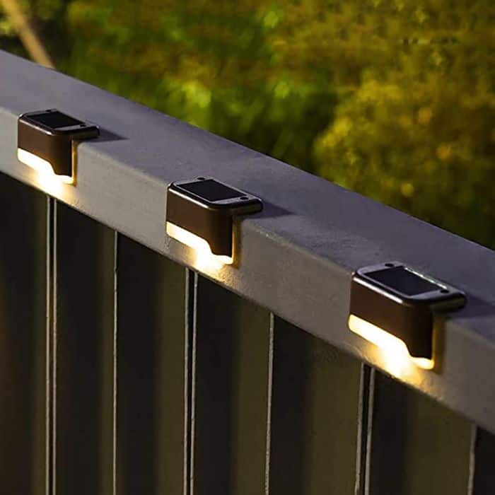 outdoor deck railing lights