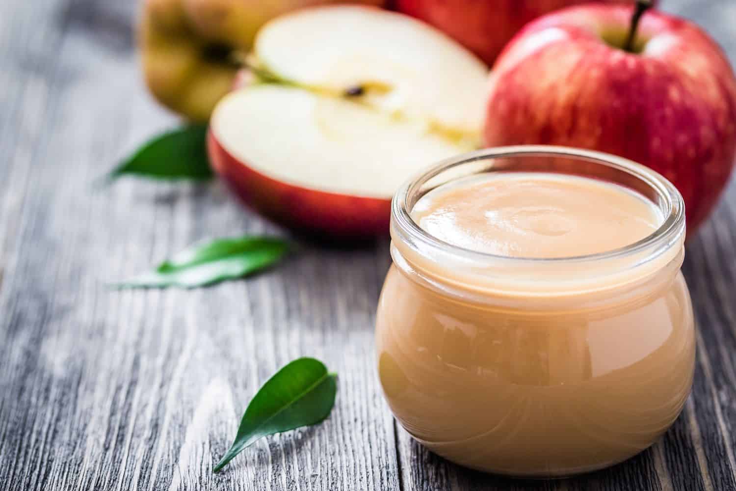 apples and canned applesauce