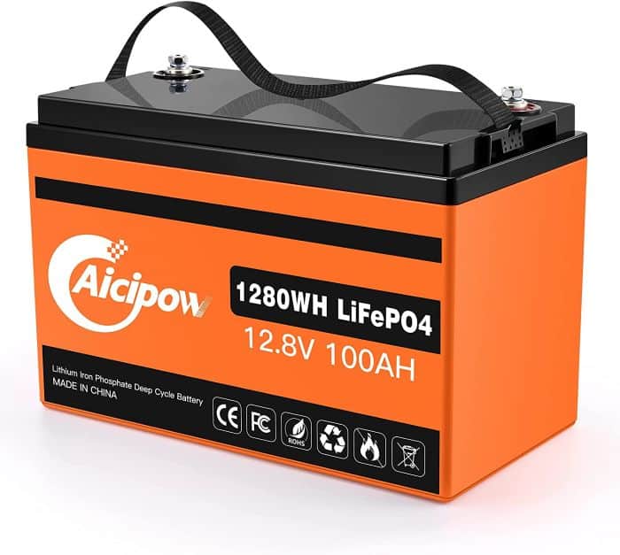 a deep cycle battery for use with and off grid solar energy system