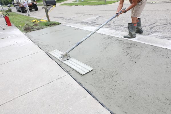 DIY concrete driveway repair
