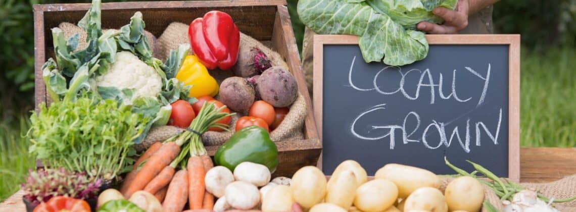 sell vegetables at a farmers' market