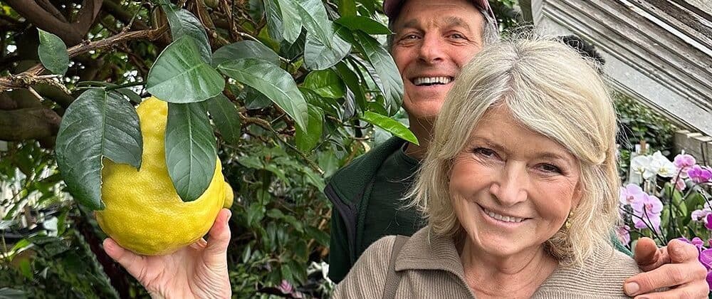 martha stewart and byron martin of logee's tropical plants