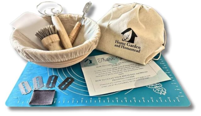 sourdough bread baking supplies kit from Home Garden and Homestead