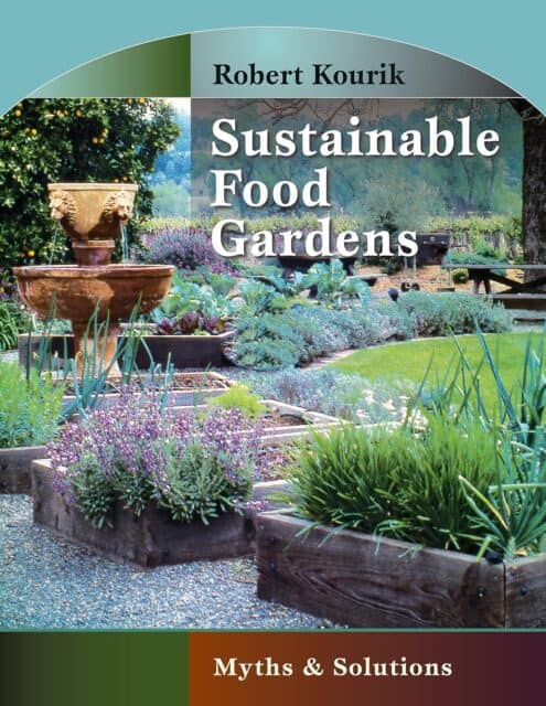sustainable food gardens book robert kourik
