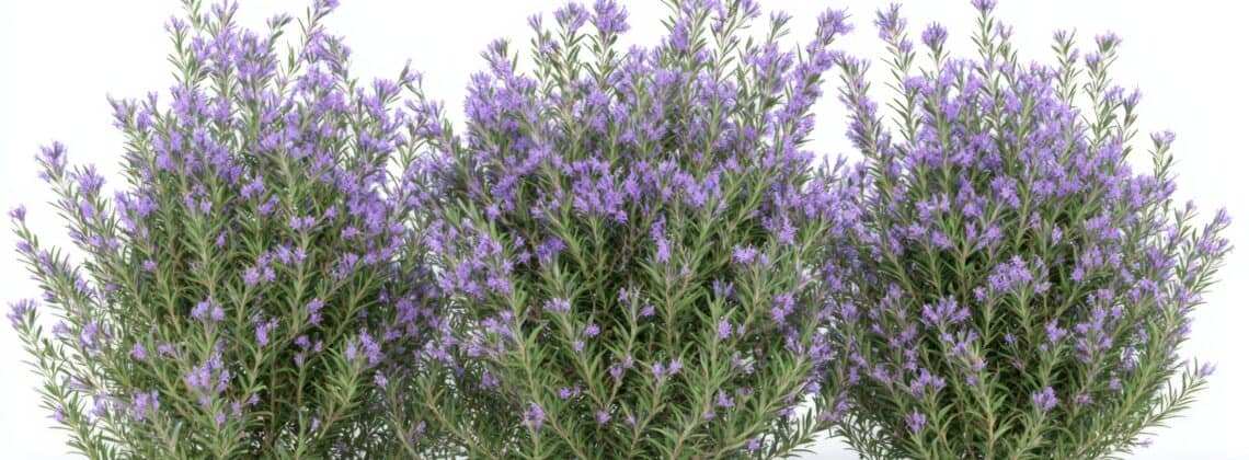 the rule of three in gardening with rosemary plants